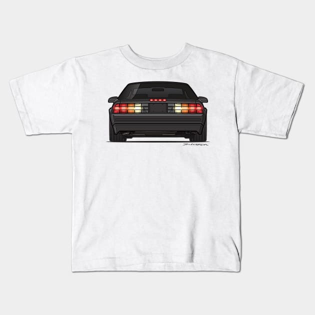 Black Rear Kids T-Shirt by JRCustoms44